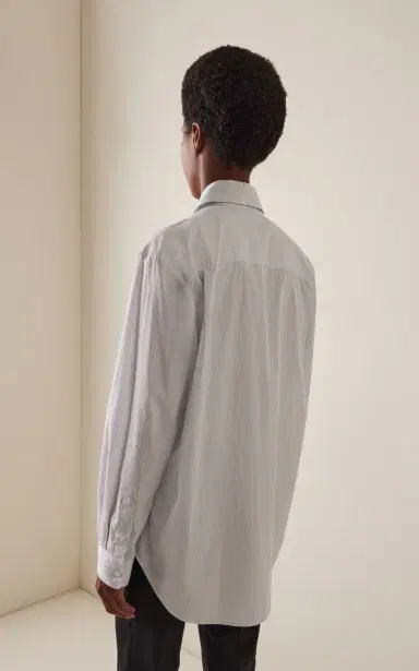 The Row Gavina Cotton Poplin Shirt | Thumbnail 4
