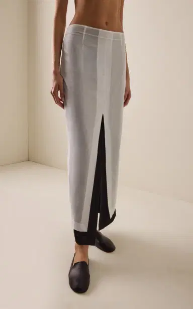 The Row Ismara Layered Cotton Maxi Skirt | Thumbnail 3