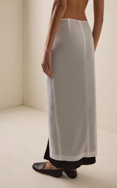 The Row Ismara Layered Cotton Maxi Skirt | Thumbnail 4