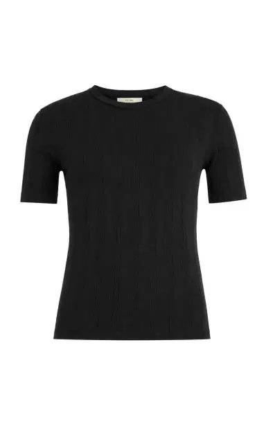 The Row Etina Ribbed Cotton T-Shirt | Thumbnail 7 The Row Etina Ribbed Cotton T-Shirt | Thumbnail 7