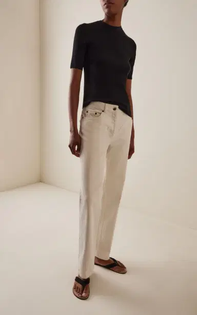 The Row Fargo Rigid High-Rise Straight-Leg Jeans | Thumbnail 2