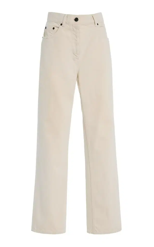 The Row Fargo Rigid High-Rise Straight-Leg Jeans