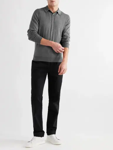 John Smedley Bradwell Sea Island Cotton Polo Shirt - Men | Thumbnail 2