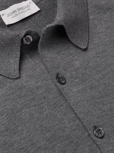 John Smedley Bradwell Sea Island Cotton Polo Shirt - Men | Thumbnail 4