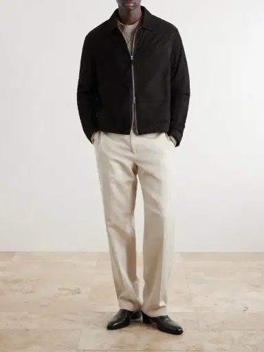 Zegna Suede Blouson Jacket - Men | Thumbnail 2 Zegna Suede Blouson Jacket - Men | Thumbnail 2