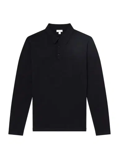 Sunspel Sea Island Cotton Polo Shirt - Men | Thumbnail 1 Sunspel Sea Island Cotton Polo Shirt - Men | Thumbnail 1