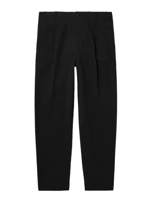 Folk Assembly Straight-Leg Pleated Cotton-Blend Seersucker Trousers - Men
