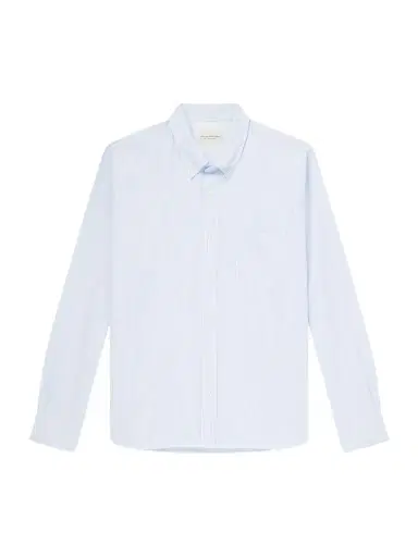 OFFICINE GÉNÉRALE Striped Cotton Oxford Shirt - Men | Thumbnail 1 OFFICINE GÉNÉRALE Striped Cotton Oxford Shirt - Men | Thumbnail 1