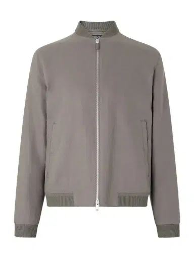 Zegna Oasi Linen Bomber Jacket - Men | Thumbnail 1