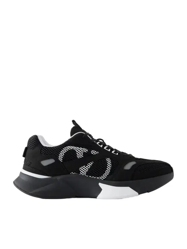 Valentino Garavani Demivee Suede-Trimmed Mesh Sneakers - Men