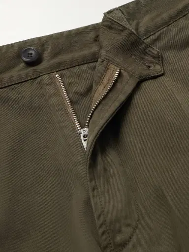 Drake's Straight-Leg Peached Cotton-Twill Trousers - Men | Thumbnail 6