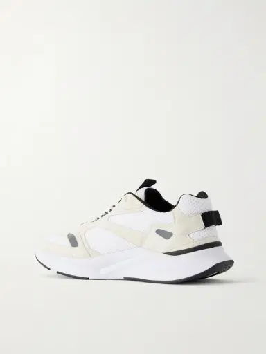 Valentino Garavani Demivee Suede-Trimmed Mesh Sneakers - Men | Thumbnail 4 Valentino Garavani Demivee Suede-Trimmed Mesh Sneakers - Men | Thumbnail 4