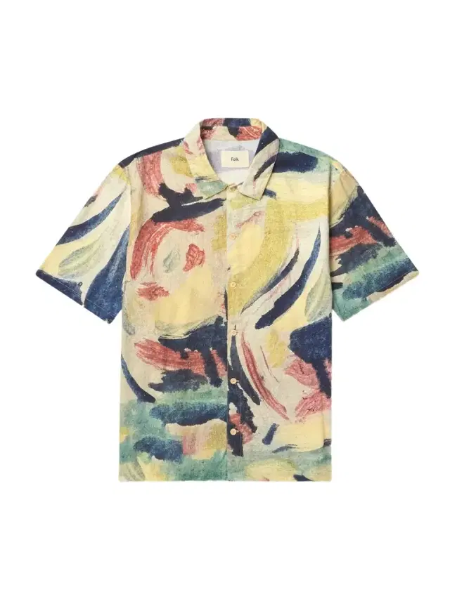 Folk Gabe Printed Linen and Cotton-Blend Shirt - Men