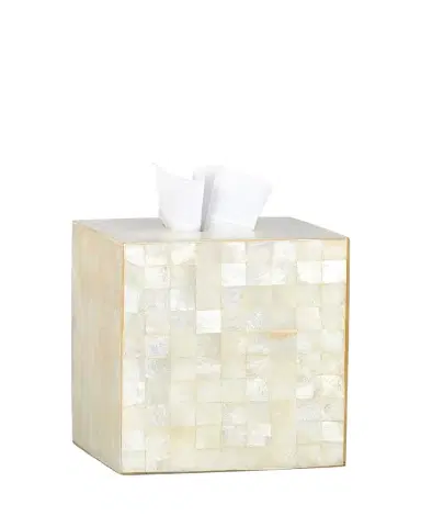 Labrazel Capiz Ivory Tissue Box Cover | Thumbnail 1