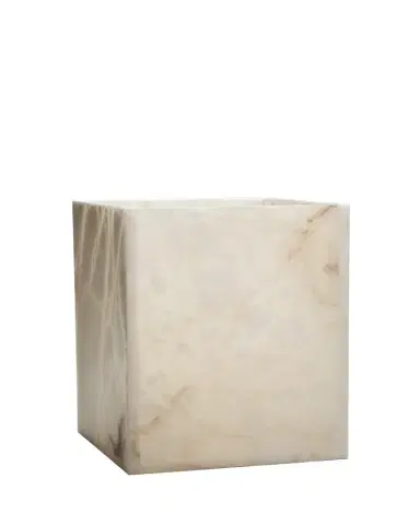 Labrazel Alisa Alabaster Wastebasket | Thumbnail 1