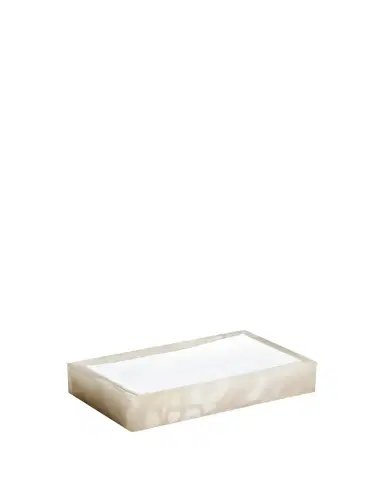 Labrazel Alisa Alabaster Towel Tray | Thumbnail 1