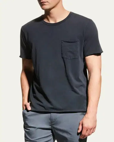 Rag & Bone Men's Miles Principle Organic Jersey T-Shirt | Thumbnail 3