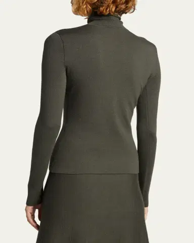 Gabriela Hearst May Wool-Cashmere Turtleneck Sweater | Thumbnail 2