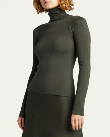 Gabriela Hearst May Wool-Cashmere Turtleneck Sweater | Thumbnail 3