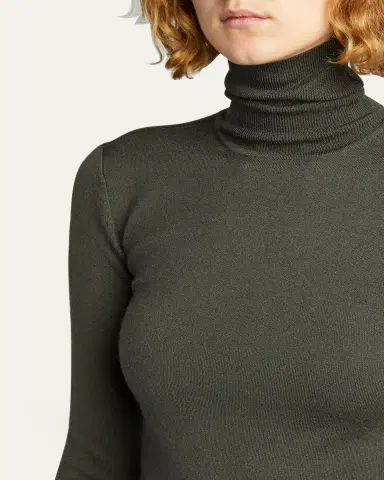 Gabriela Hearst May Wool-Cashmere Turtleneck Sweater | Thumbnail 4