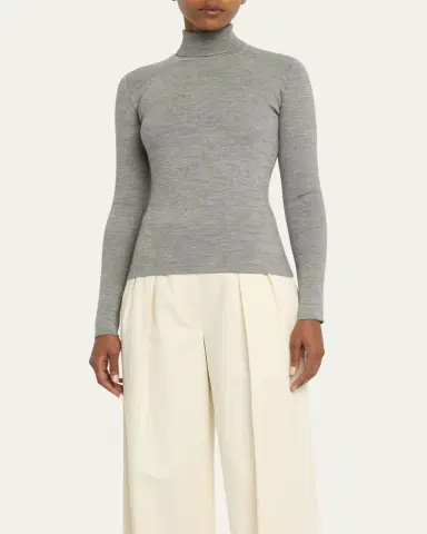 Gabriela Hearst May Wool-Cashmere Turtleneck Sweater | Thumbnail 8
