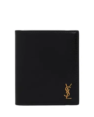 Saint Laurent Men's YSL Leather Wallet | Thumbnail 1