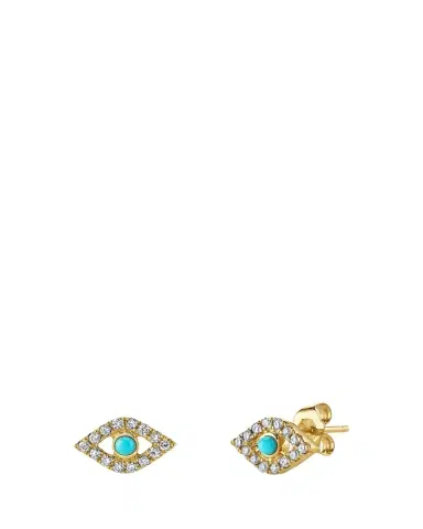 Sydney Evan Turquoise Bezel Eye | Thumbnail 1