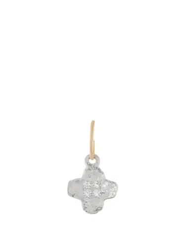 Lee Brevard Tiny Old Money Cruz Single Earring with Stones | Thumbnail 1