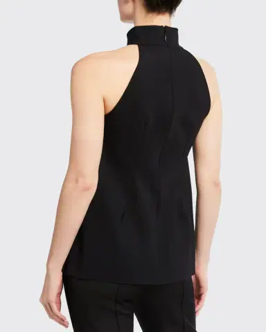 Chiara Boni La Petite Robe Tiffy Solid Halter Top | Thumbnail 2