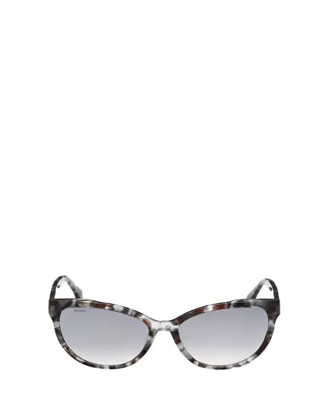 Patterned Round Acetate Sunglasses