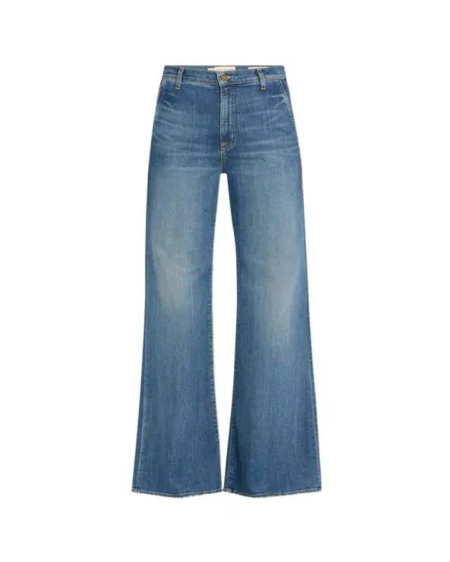 Anna Faded Straight-Leg Jeans
