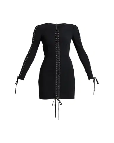 Dolce & Gabbana Lace-Up Cady Body-Con Mini Dress | Thumbnail 1