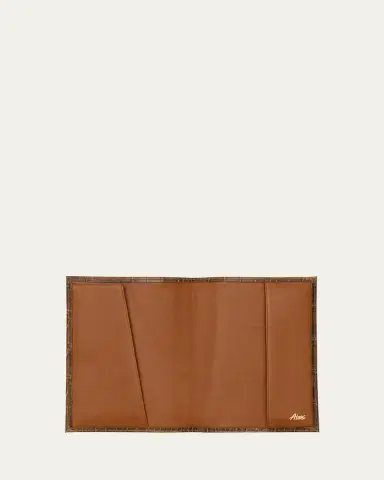 Abas Alligator Leather Passport Booklet | Thumbnail 2