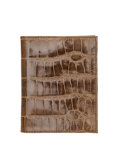 Abas Alligator Leather Passport Booklet | Thumbnail 1