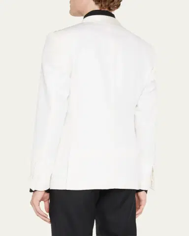 TOM FORD Men's Grain de Poudre Shawl Dinner Jacket | Thumbnail 3