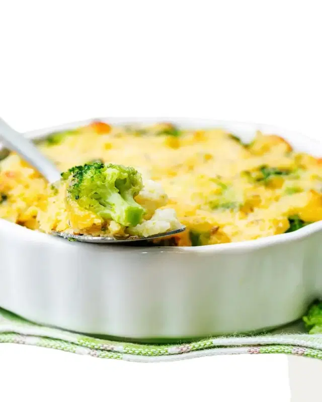 The Cajun Turkey Co Broccoli Cheese Rice Casserole, Serves 4-6