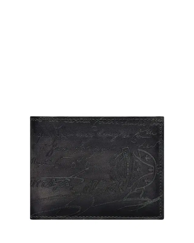 Men's Makore Scritto Leather Bifold Wallet