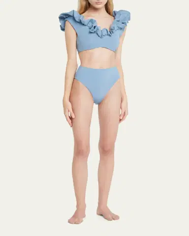 Maygel Coronel Lucila High-Rise Two-Piece Swimsuit | Thumbnail 2 Maygel Coronel Lucila High-Rise Two-Piece Swimsuit | Thumbnail 2