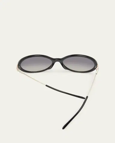 Chloé Oversized Round Acetate and Metal Sunglasses | Thumbnail 5