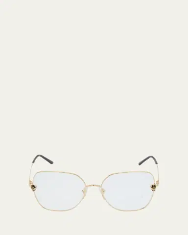 Cartier Panther Gold-Plated Metal Butterfly Optical Glasses | Thumbnail 2