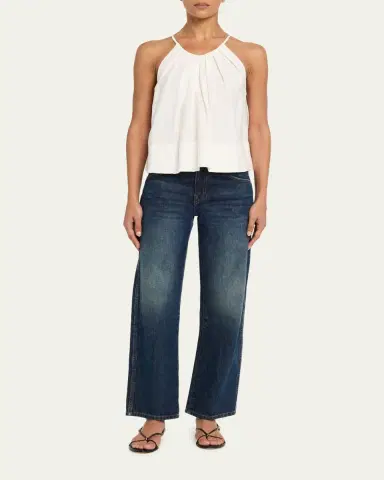 A.L.C. Caroline Pleated Scoop-Neck Top | Thumbnail 2