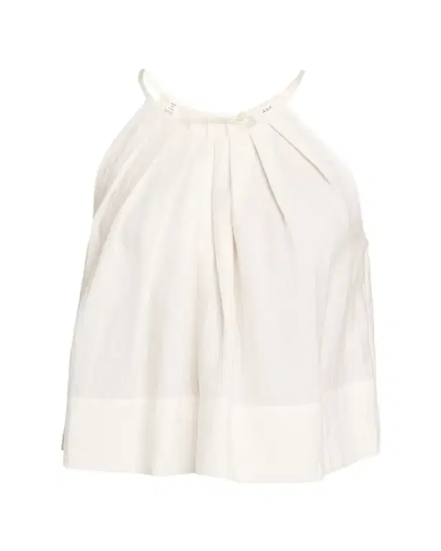 Caroline Pleated Scoop-Neck Top