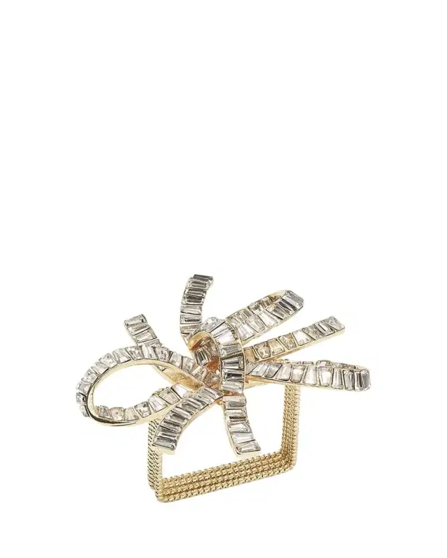 Kim Seybert Jeweled Bow Napkin Rings, Set of 4