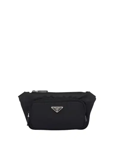 Prada Men's Re-Nylon and Saffiano Leather Crossbody Bag | Thumbnail 1 Prada Men's Re-Nylon and Saffiano Leather Crossbody Bag | Thumbnail 1