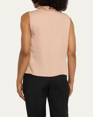 Giorgio Armani Silk Cross-Front Blouse | Thumbnail 3 Giorgio Armani Silk Cross-Front Blouse | Thumbnail 3
