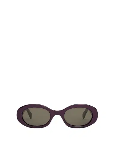 CELINE Triomphe Acetate Oval Sunglasses | Thumbnail 1