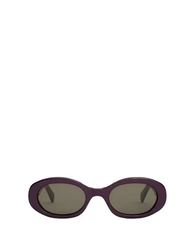 CELINE Triomphe Acetate Oval Sunglasses
