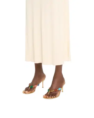Gianvito Rossi Shanti Thong 70 Sandals | Thumbnail 1