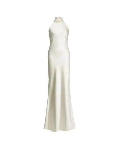Ralph Lauren Collection Chilton Stretch Satin Evening Dress | Thumbnail 1 Ralph Lauren Collection Chilton Stretch Satin Evening Dress | Thumbnail 1