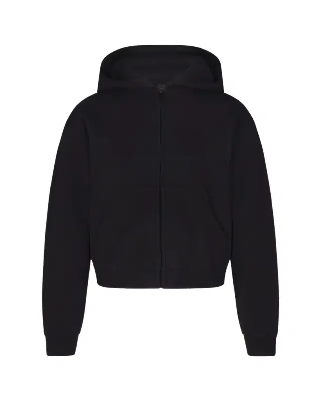 Cotton Fleece Zip-Up Hoodie